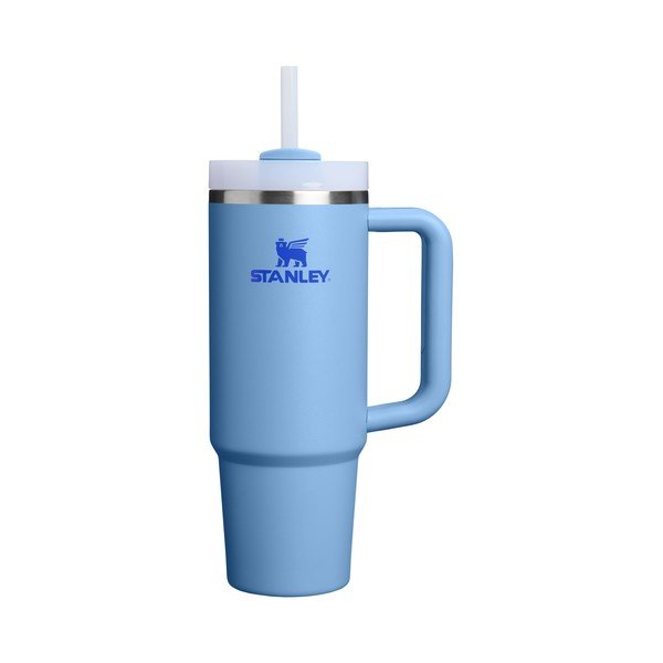 Modrá termoska s brčkem z nerezové oceli 890 ml Quencher H2.O FlowState™ Tumbler Blue Sky – Stanley