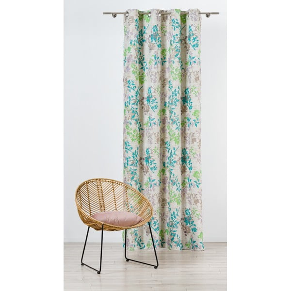 Zelený/béžový závěs 140x245 cm Serenity – Mendola Fabrics