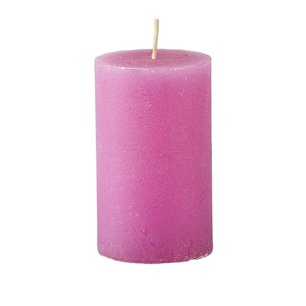 Růžová svíčka KJ Collection Konic, ⌀ 6 x 10 cm
