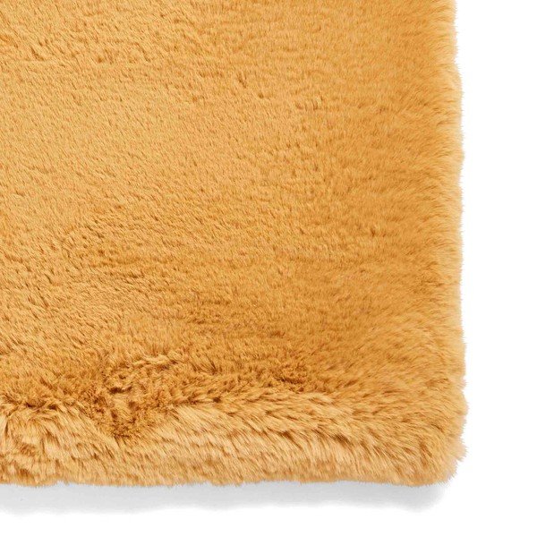 Koberec v hořčicové barvě 80x150 cm Super Teddy – Think Rugs-image-4