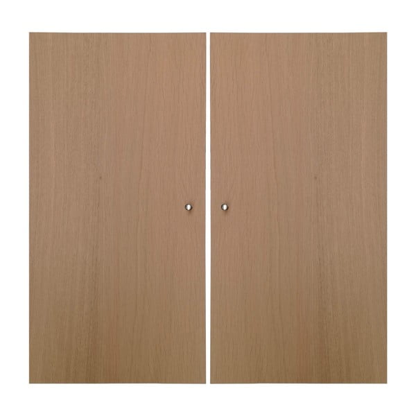 Dvířka v dekoru dubu pro modulární policový systém 2 ks, 32x66 cm Mistral Kubus - Hammel Furniture