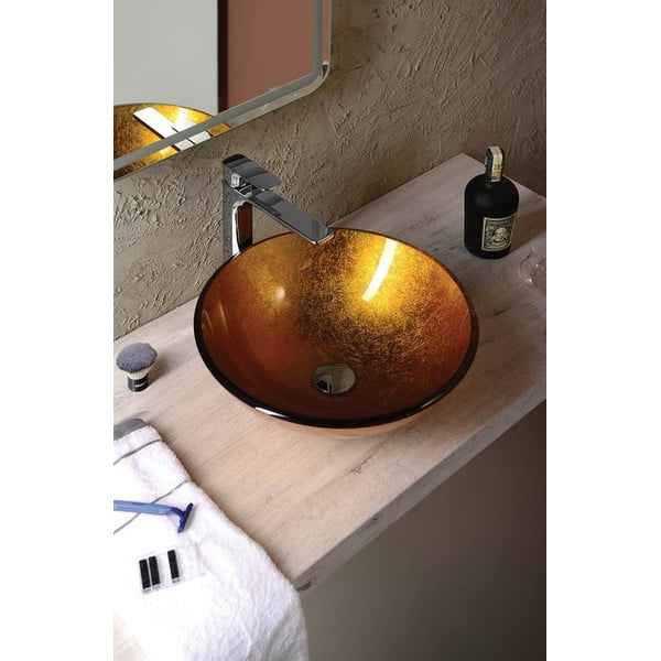 Stojánková umyvadlová baterie v leskle stříbrné barvě Spy – Sapho-image-4