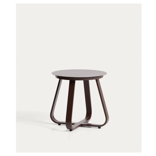 Kovový kulatý zahradní stolek ø 48 cm Tamaris – Kave Home