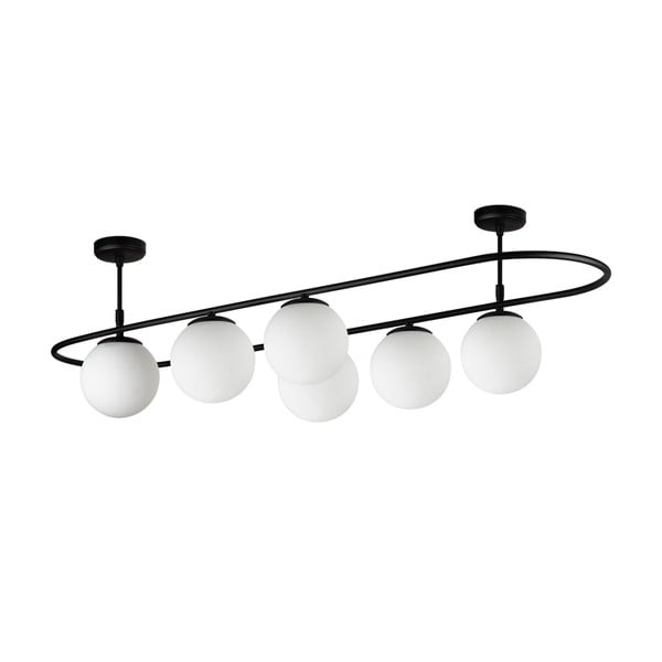 Černé stropní svítidlo Squid Lighting Elips, délka 124 cm-image-2