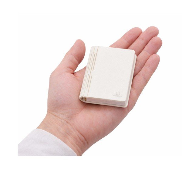 Bílá přenosná světelná dekorace na USB BookLight – Gingko