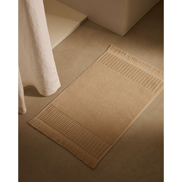 Hnědá koupelnová předložka 50x70 cm Yeni – Kave Home-image-1