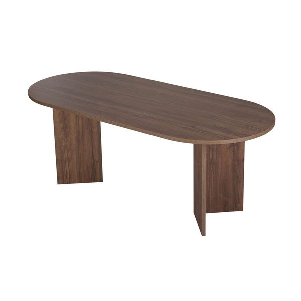 Jídelní stůl v dekoru ořechu 90x200 cm Sabella – Kalune Design-image-3