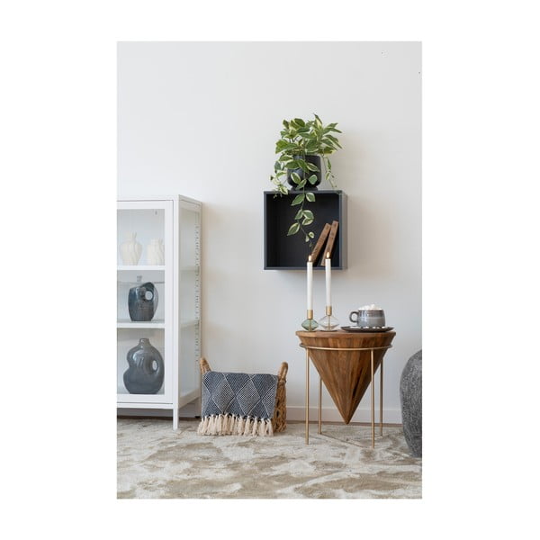 Modrá deka z recyklované bavlny 130x180 cm Izmir – House Nordic-image-1