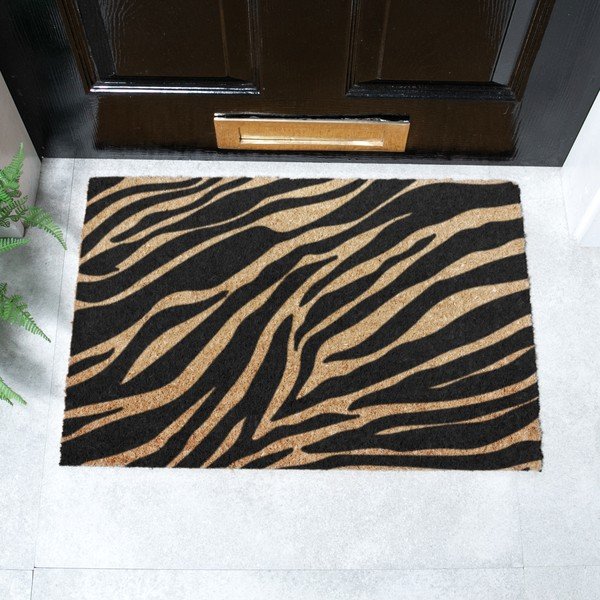Rohožka z kokosového vlákna 40x60 cm Zebra – Artsy Doormats-image-2