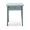 Noční stolek z borovicového dřeva v petrolejové barvě Bart – Marckeric
