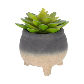Umělý sukulent v cementovém květináči Kave Home Sedum Lucidum