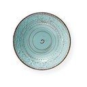 Tyrkysový talíř z kameniny na polévku Brandani Serendipity, ⌀ 20 cm