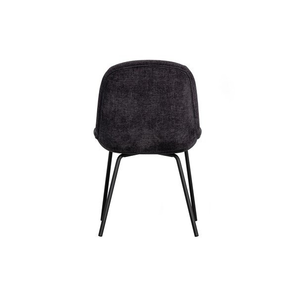 Tmavě šedé sametové jídelní židle v sadě 2 ks Crate – BePureHome-image-3