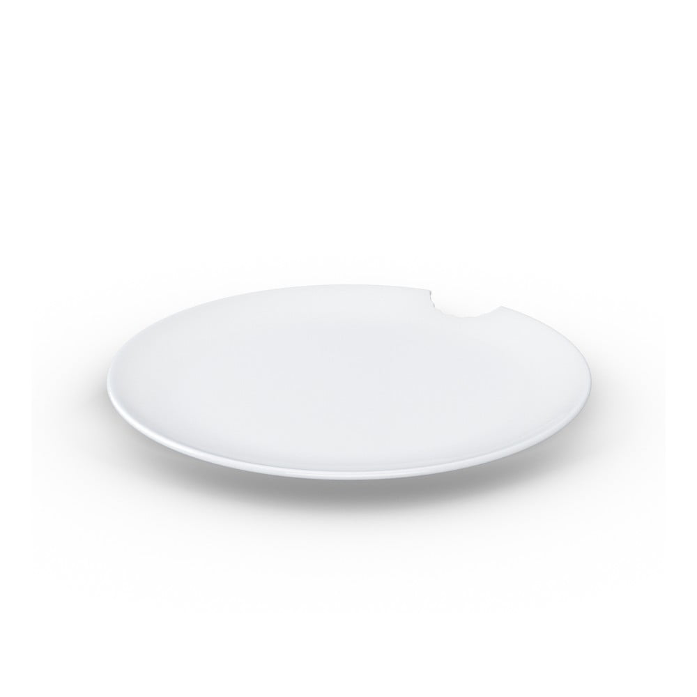 Sada 2 bílých talířů z porcelánu 58products, ø 28 cm