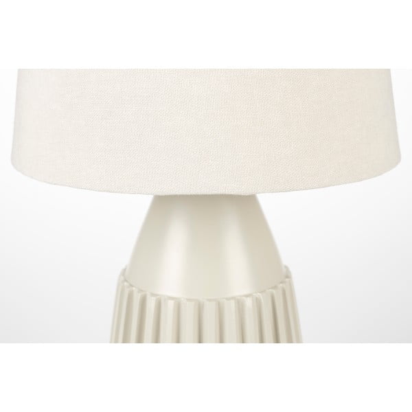 Béžová stolní lampa Aysa - White Label-image-1