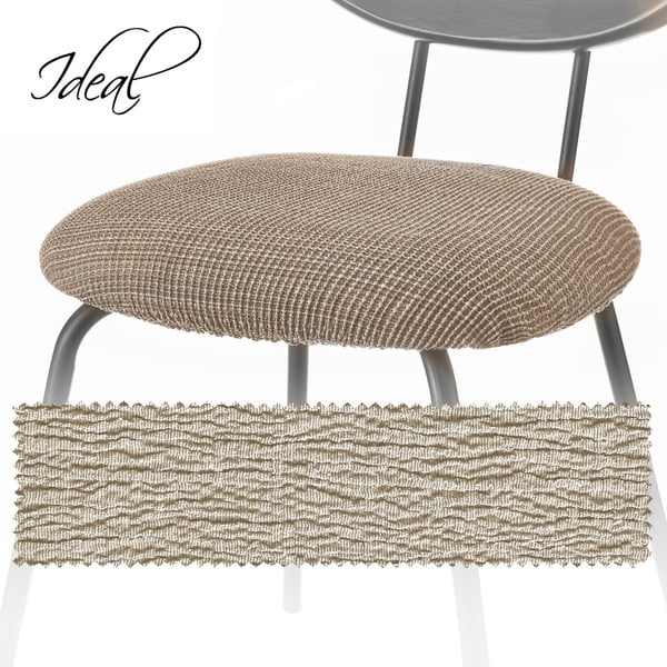 Hnědý napínací potah na židli Ideal – Casa Selección-image-3