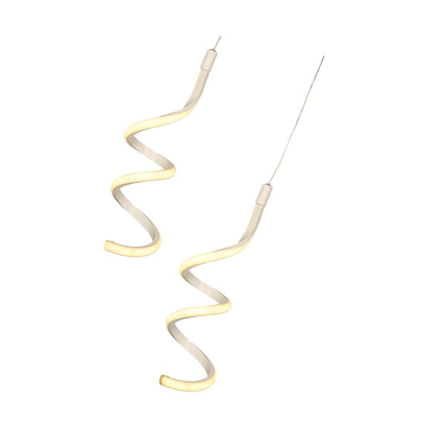 Bílé kovové LED závěsné svítidlo ø 25 cm Hilton – Squid Lighting-image-2