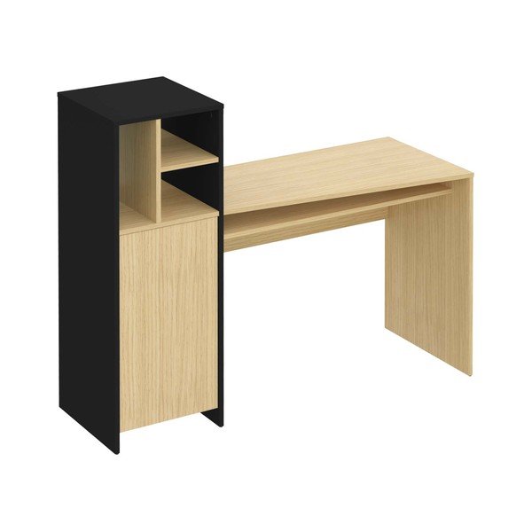 Pracovní stůl s deskou v dubovém dekoru 130x50 cm Mitch - TemaHome-image-1