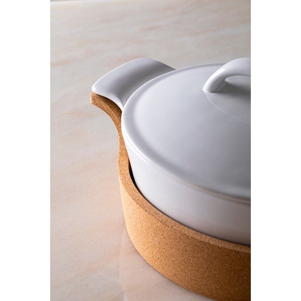 Bílá/hnědá mísa z kameniny Ensemble – Casafina-image-3