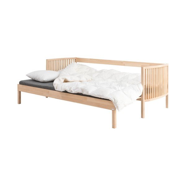 Konstrukce rozkládací pohovky z masivního březového dřeva Kiteen Aarre, šířka 190 cm-image-3