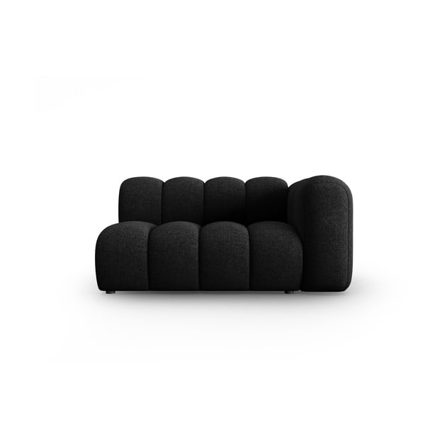 Černoantracitový modul pohovky (pravý roh) Lupine – Micadoni Home