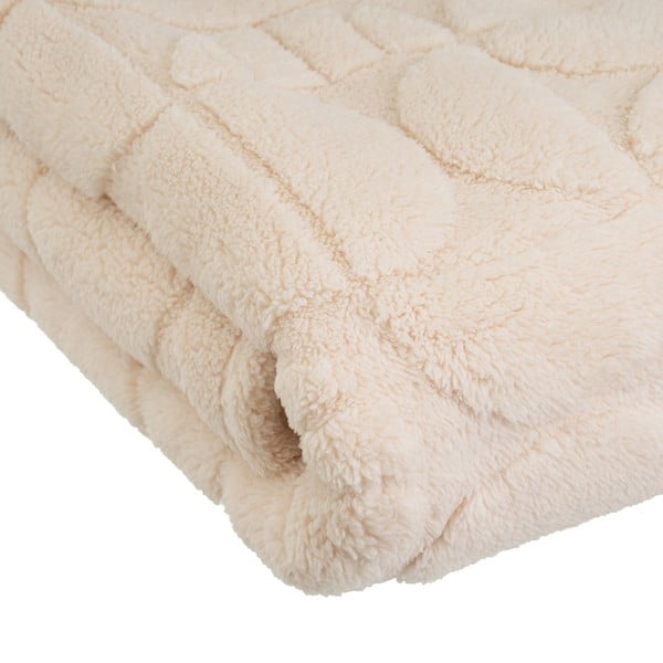 Béžová deka z mikroplyše 130x160 cm Mid Century – Casa Selección-image-3