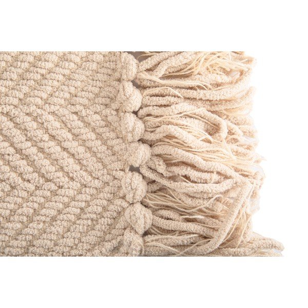 Bílobéžová deka z žinylky 130x170 cm Renee – Tiseco Home Studio-image-2