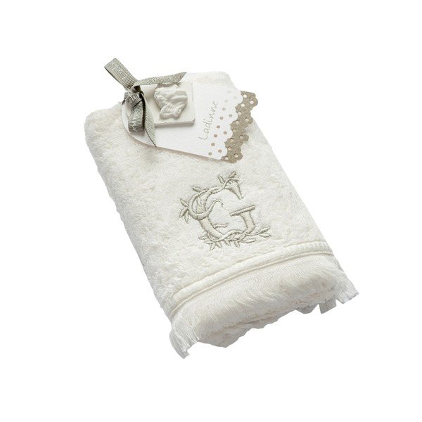 Osuška s monogramem G, 30x50 cm