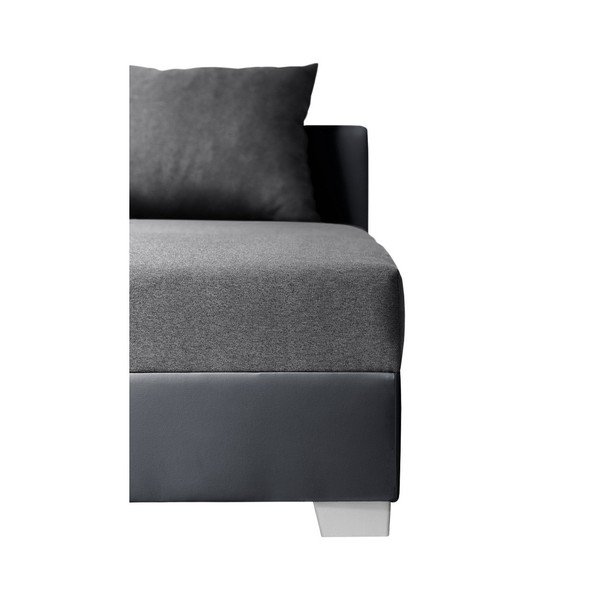 Antracitově šedá rohová pohovka s lůžkem na pravé straně INTERIEUR DE FAMILLE PARIS Aventure-image-2