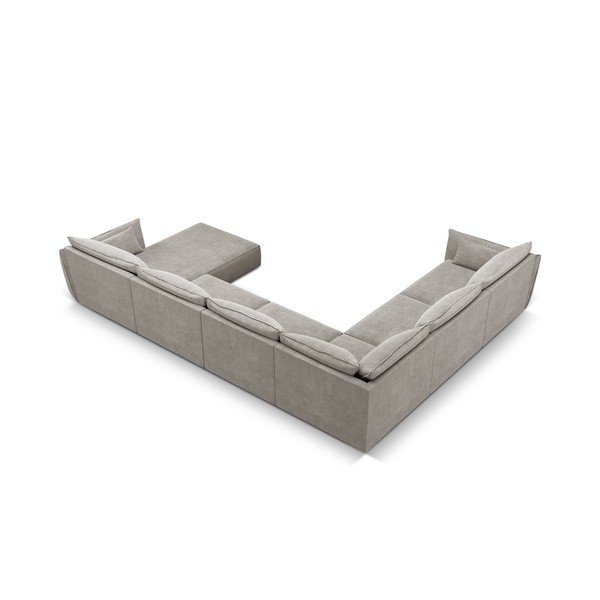 Světle šedá rohová pohovka (levý roh) Vanda – Mazzini Sofas-image-3