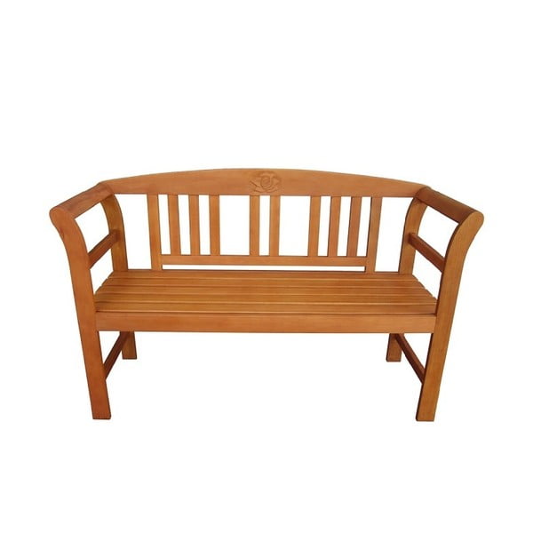 Hnědá dřevěná zahradní lavice San Jose – Garden Pleasure-image-1