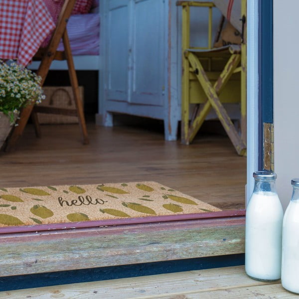 Rohožka z kokosového vlákna 40x120 cm Hello Lemons – Artsy Doormats-image-2