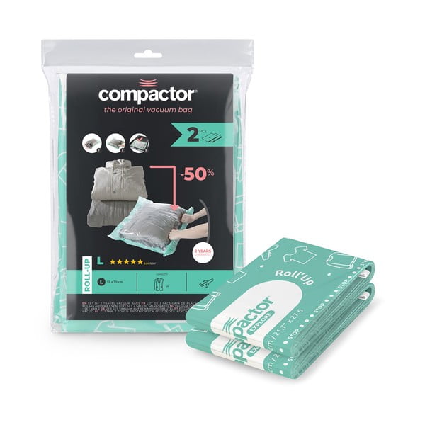Vakuové pytle v sadě 2 ks Roll Up L – Compactor