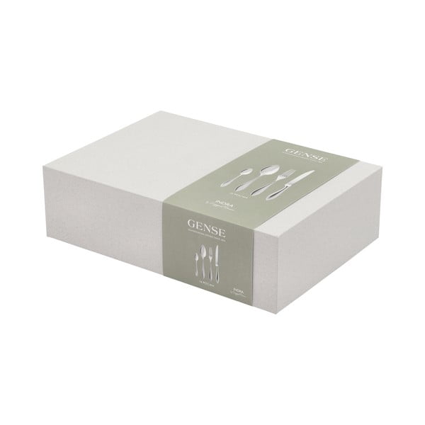 Nerezový příbor ve stříbrné barvě 16 ks Indra – Gense-image-3