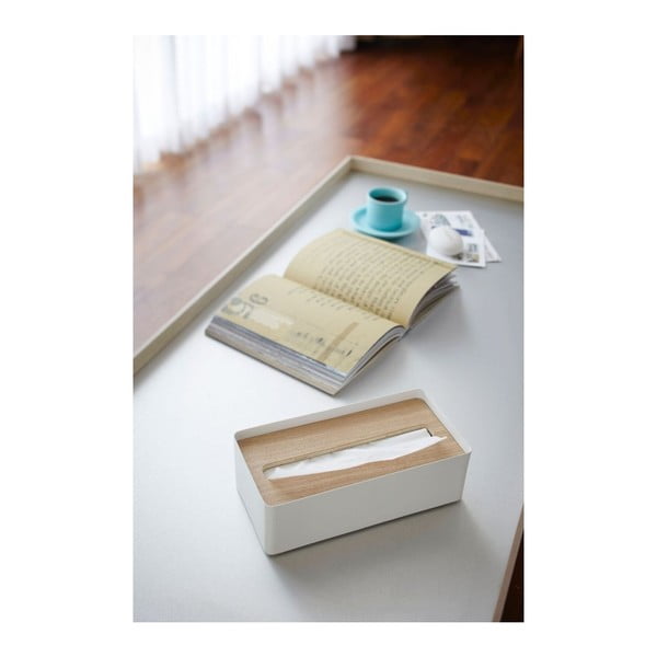 Bílý zásobník ubrousků YAMAZAKI Tsu-image-2