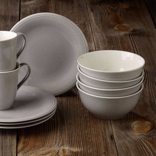 Bílo-šedá porcelánová miska Villeroy & Boch Like Color Loop, 0,75 l-image-1