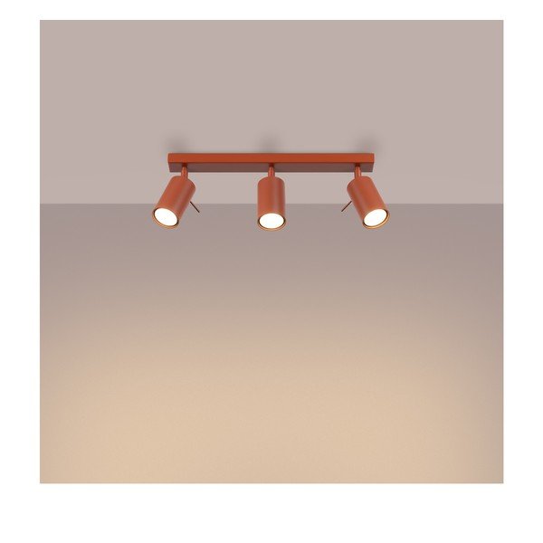 Bodové svítidlo v cihlové barvě 6x45 cm Etna – Sollux-image-2