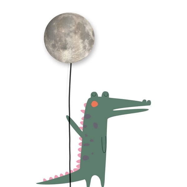 Nástěnná lampa s nálepkou Little Nice Things Moon