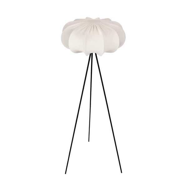 Bílá stojací lampa s textilním stínidlem (výška 147 cm) Cafee – Candellux Lighting