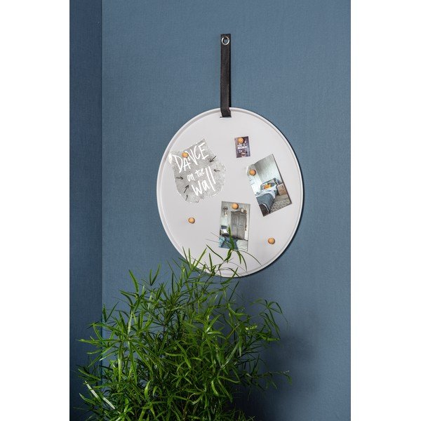 Šedá magnetická nástěnka PT LIVING Perky, ø 50 cm-image-1