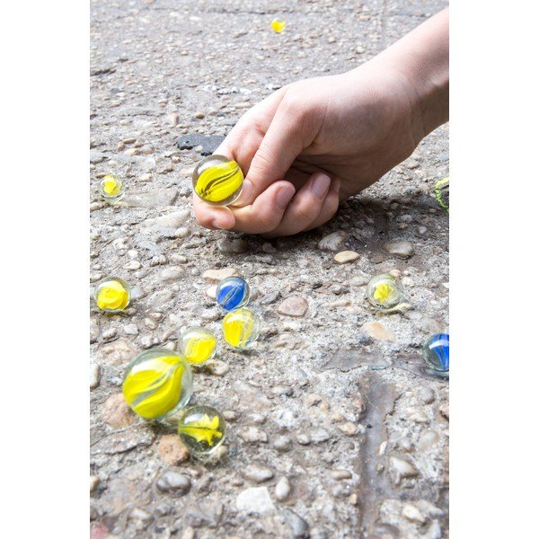 Sada 24 skleněných cvrnkacích kuliček Kikkerland Huckleberry-image-1