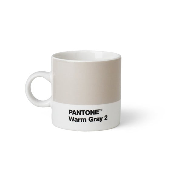 Světle šedý keramický hrnek na espresso 120 ml Espresso Warm Gray 2 – Pantone