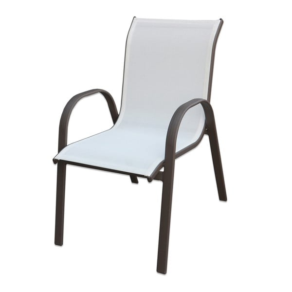 Černobílá zahradní židle Clasic – LDK Garden