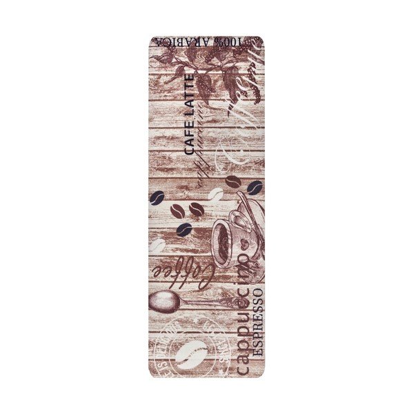 Hnědý kuchyňský běhoun Hanse Home Delicious Coffee, 67 x 180 cm