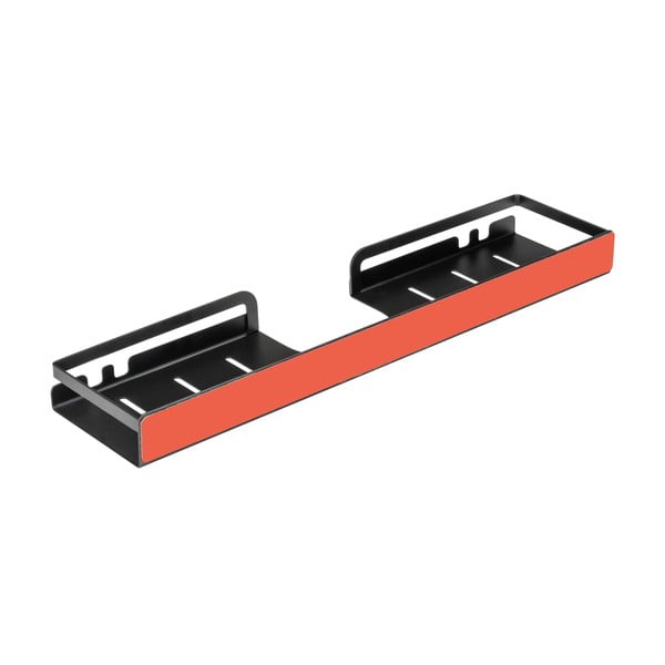 Černá samodržící koupelnová polička z nerezové oceli Altarella – Wenko-image-3