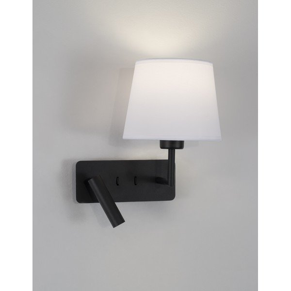 Bílé/matně černé hliníkové nástěnné svítidlo s ohybatelnou konstrukcí Savona – Nova Luce-image-4