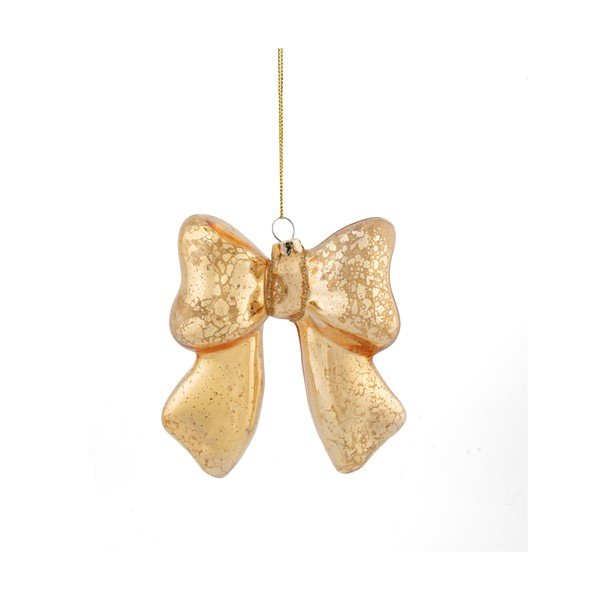Skleněná vánoční ozdoba 3,5 cm Bow – Sass & Belle