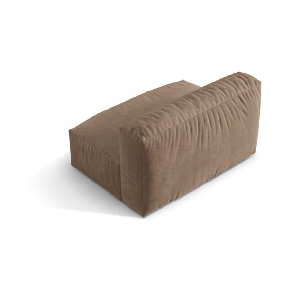 Světle hnědý sametový modul pohovky (středový díl) Martina – Micadoni -image-2