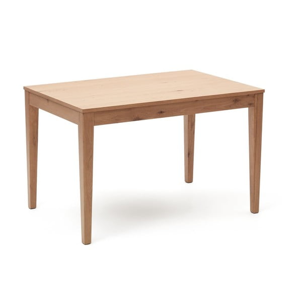 Rozkládací jídelní stůl s přídavnou deskou v dekoru dubu 80x120 cm Yain – Kave Home