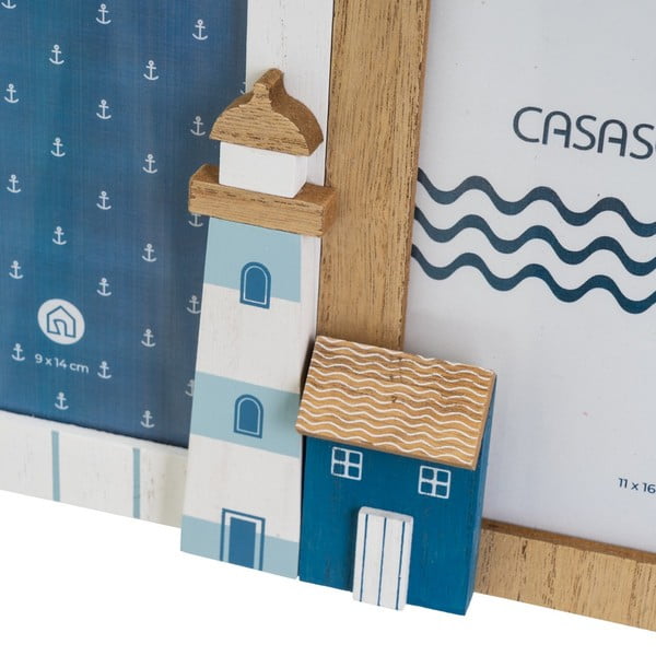 Skleněný rámeček na zeď 43x27 cm Houses – Casa Selección-image-3